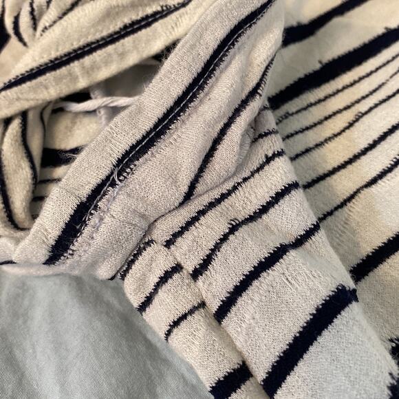 Maeve Anthropologie Navy and Cream Striped Knit Swing Dress Size XS - Picture 10 of 11